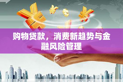 景泰购物贷款，消费新趋势与金融风险管理