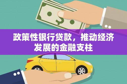 景泰政策性银行贷款，推动经济发展的金融支柱