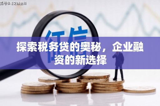 景泰探索税务贷的奥秘，企业融资的新选择