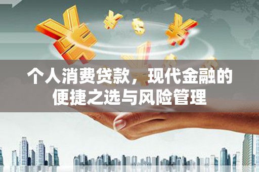 景泰个人消费贷款，现代金融的便捷之选与风险管理