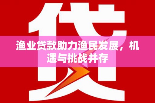 景泰渔业贷款助力渔民发展，机遇与挑战并存