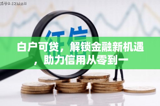 景泰白户可贷，解锁金融新机遇，助力信用从零到一