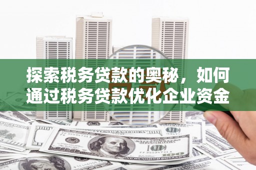 景泰探索税务贷款的奥秘，如何通过税务贷款优化企业资金流