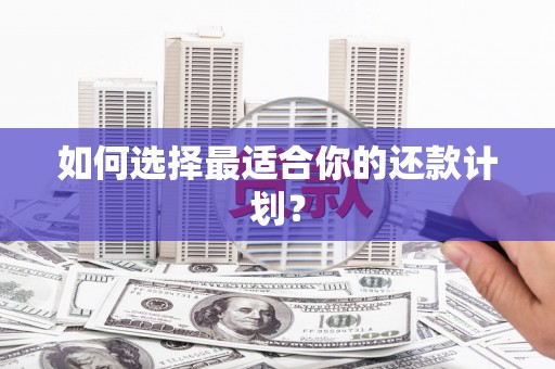 景泰如何选择最适合你的还款计划？
