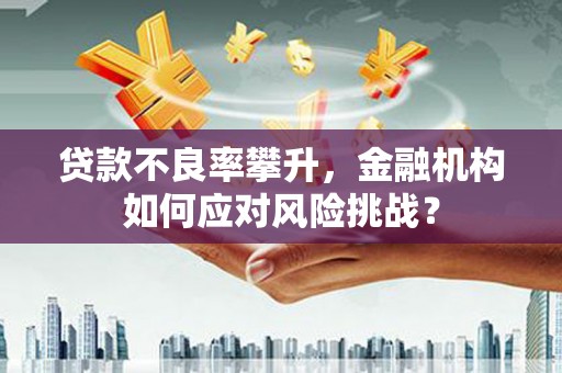景泰贷款不良率攀升，金融机构如何应对风险挑战？