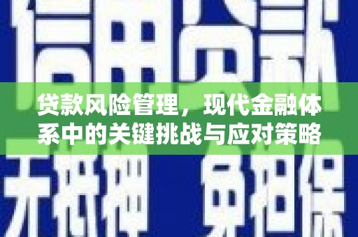 景泰贷款风险管理，现代金融体系中的关键挑战与应对策略