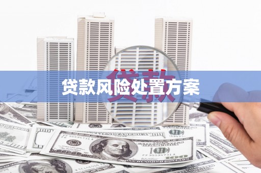 景泰贷款风险处置方案