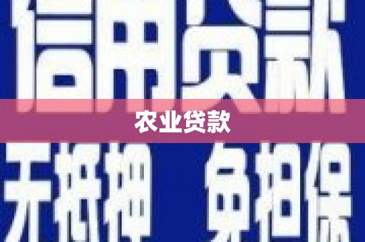 景泰农业贷款