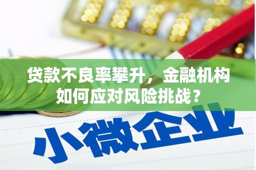 景泰贷款不良率攀升，金融机构如何应对风险挑战？