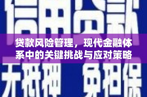 景泰贷款风险管理，现代金融体系中的关键挑战与应对策略