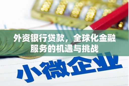 景泰外资银行贷款，全球化金融服务的机遇与挑战